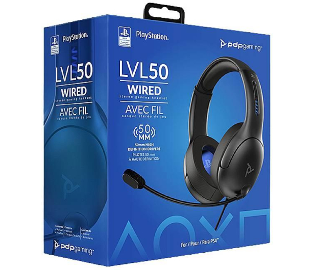 PDP LVL50 PS5/PS4/PC - Czarne - 1110716 - zdjęcie 8